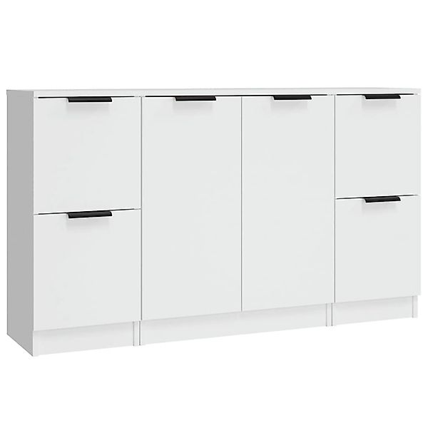vidaXL Sideboards 3 Stk Weiß Holzwerkstoff 3115844 günstig online kaufen
