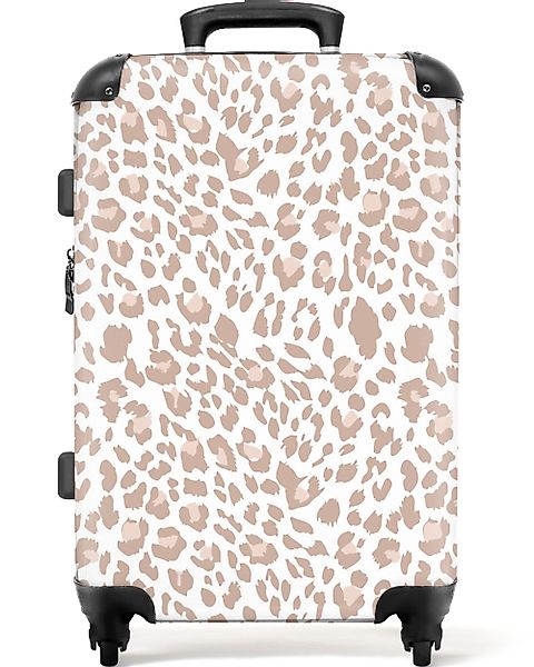 NoBoringSuitcases.com© Hartschalen-Trolley Tiermuster - Braun - günstig online kaufen