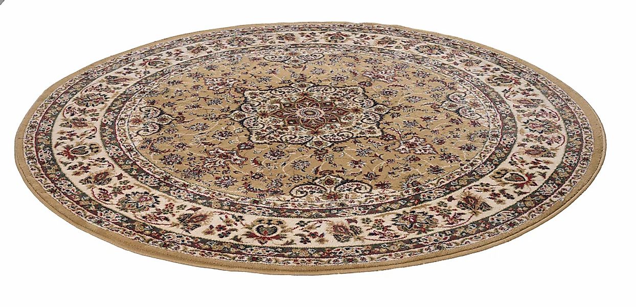 THEKO Teppich "Hamadan 359" rund 10 mm Höhe Kurzflor, Orient-Optik günstig online kaufen