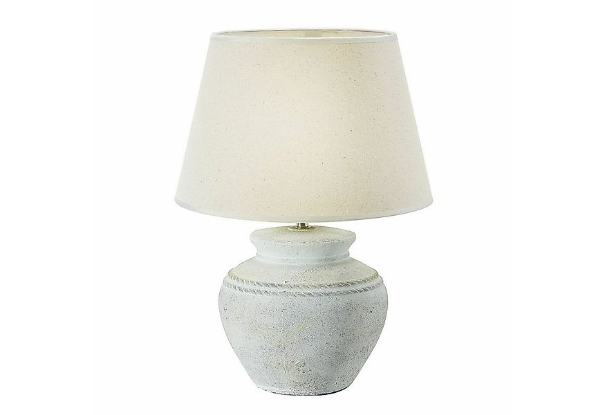 Mirabeau Tischleuchte Tischlampe Cleveland antikweiß günstig online kaufen