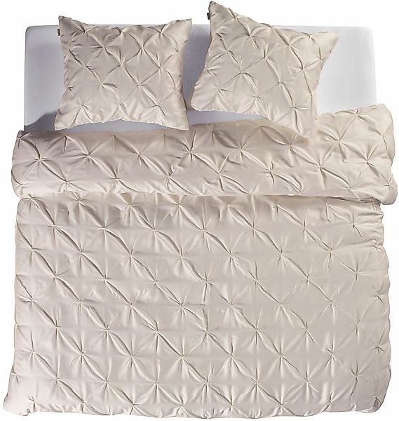 YELLOW Bettwäsche "Nova" 2 Stk. tlg. Rautenmuster, 100% Baumwolle ab 135x20 günstig online kaufen