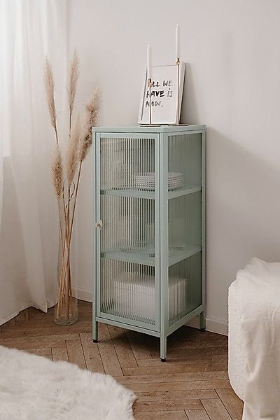 Finori Schuhschrank Kommode Vitrine Milton Glasrahmentür, günstig online kaufen