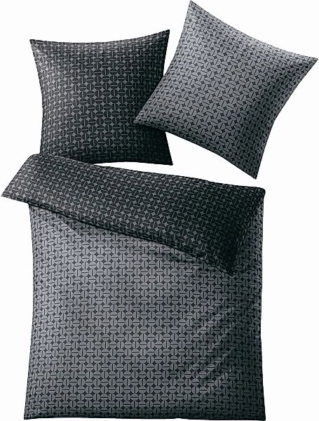 Kleine Wolke Wendebettwäsche "Punto" 2 Stk. mit graphischem Muster günstig online kaufen