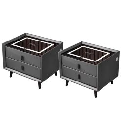 LOVONLIVE Nachttisch 2er Set Nachttischschrank mit günstig online kaufen