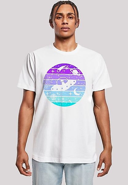 F4NT4STIC T-Shirt Retro Alien Weltraum Sonnenuntergang Premium Qualität günstig online kaufen