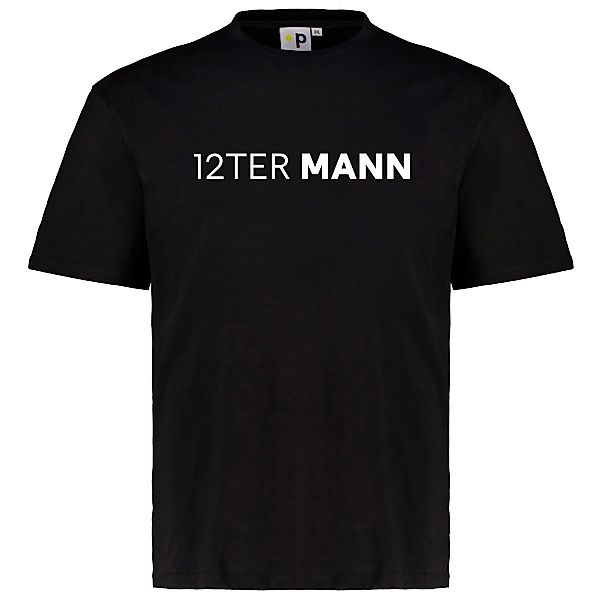 Pfundskerl Motto T-Shirt "12ter Mann" Farbe schwarz Größe: 5XL günstig online kaufen
