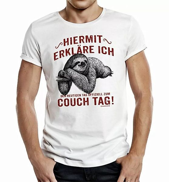 RAHMENLOS® T-Shirt für den Teenager - Heute offizieller Couchtag günstig online kaufen
