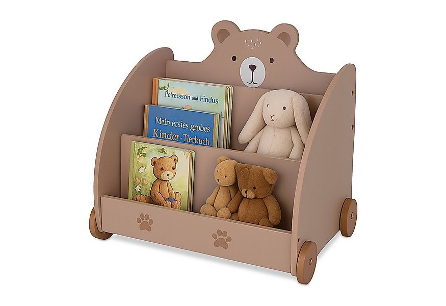 relaxdays Kinderregal Bücherregal Kinder Bär-Design günstig online kaufen