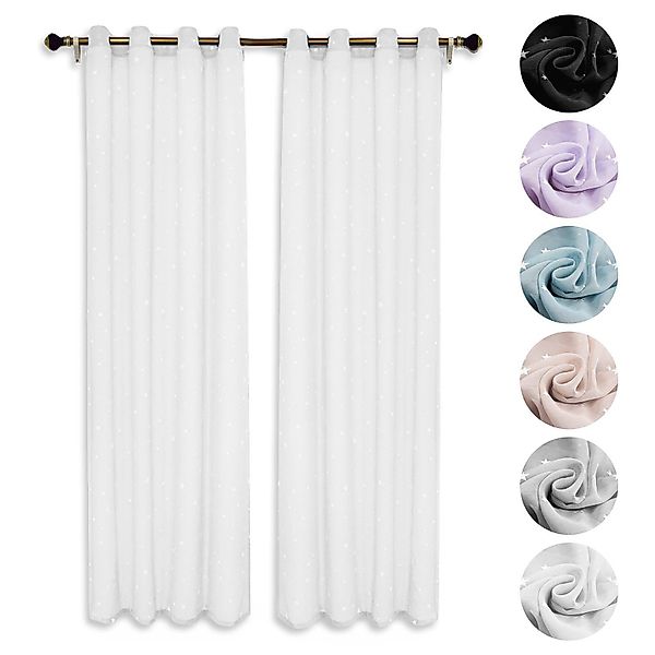 BYSURE Gardine, Ösen (1 St), transparent, günstig online kaufen