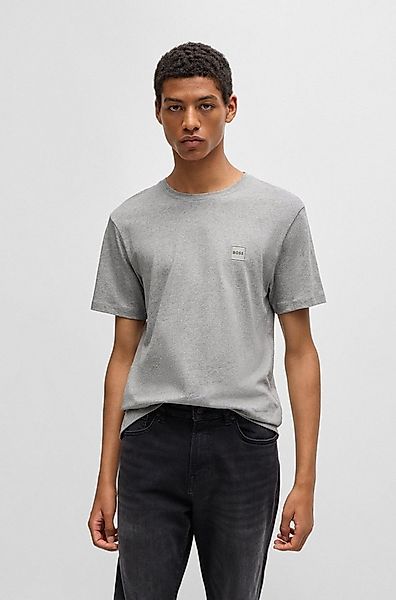 BOSS ORANGE T-Shirt Tales mit BOSS Stickerei auf der Brust günstig online kaufen