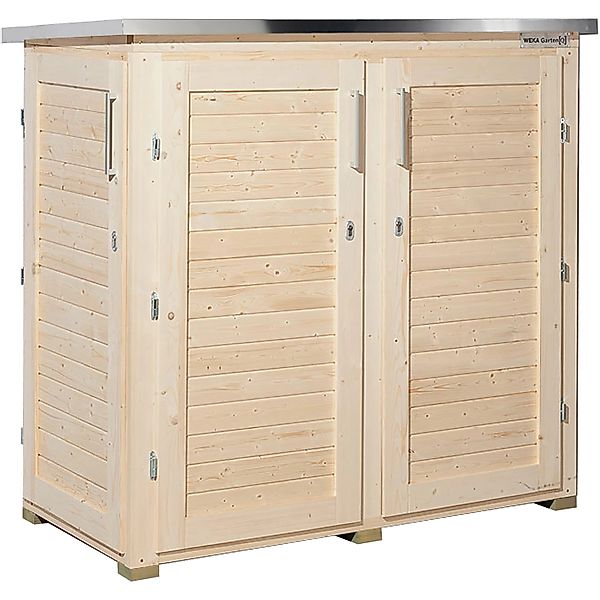 Weka Garten Q Terrassenschrank Natur 160 cm x 75 cm günstig online kaufen