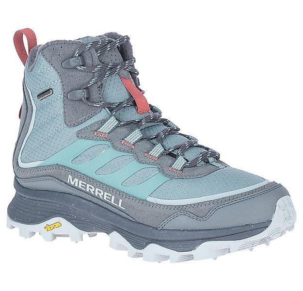Merrell Moab Speed Thermo Mid WP (Vollnarbenleder, wasserdicht) blau/grau W günstig online kaufen