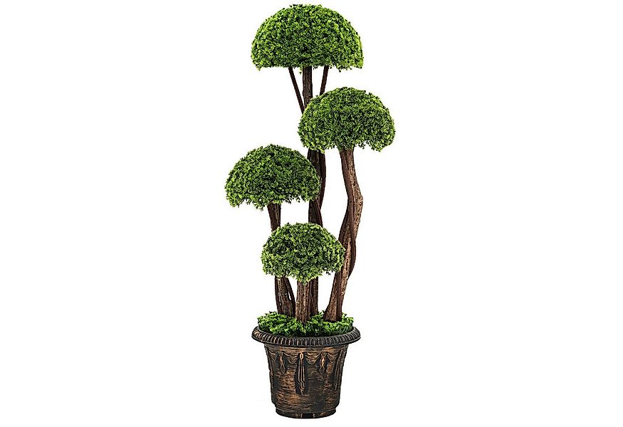Kunstpflanze, COSTWAY, Höhe 90 cm, mit 4 Kugeln, realistischem Stamm & Topf günstig online kaufen