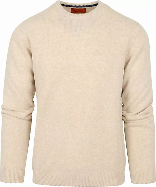 Suitable Pullover Wolle O-Neck Beige - Größe L günstig online kaufen