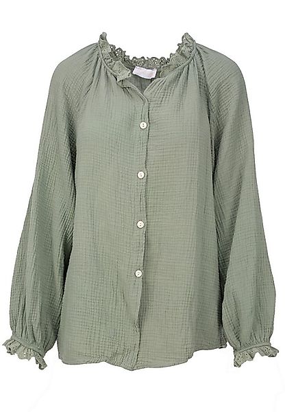 Seasons of April Hemdbluse EMMA MUSSELIN OVERSIZED Oversized Musselinbluse günstig online kaufen