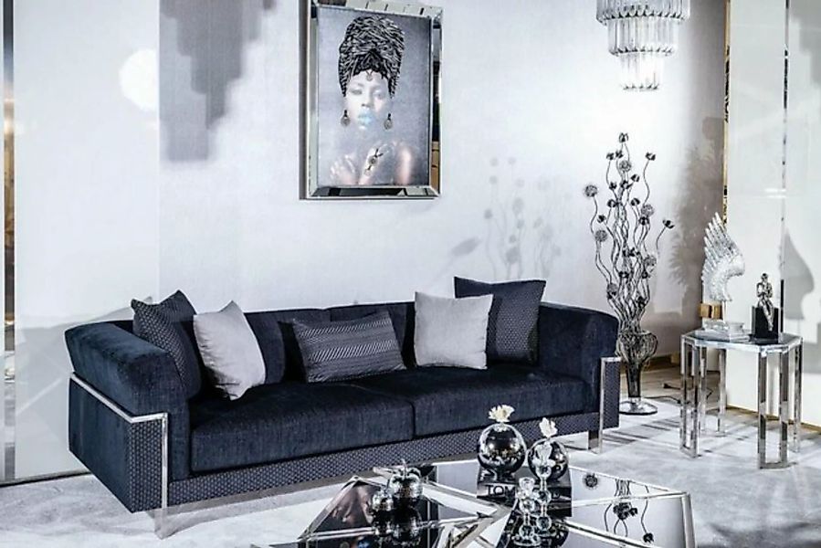JVmoebel 3-Sitzer Luxus Sofa 3 Sitzer Sofas Textil Couch Design Möbel Dreis günstig online kaufen