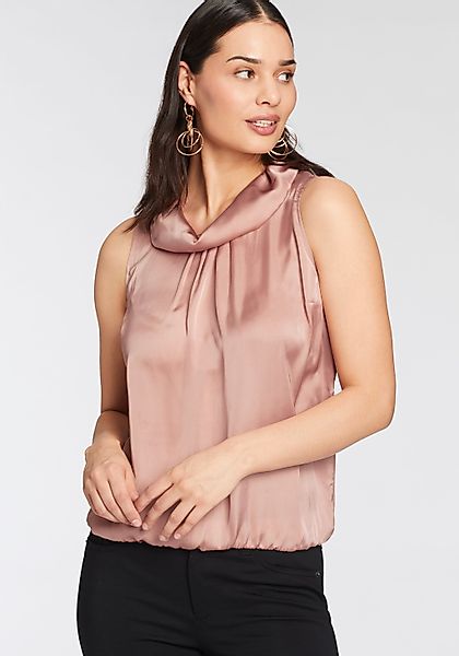 Laura Scott Blusentop aus Satin und günstig online kaufen