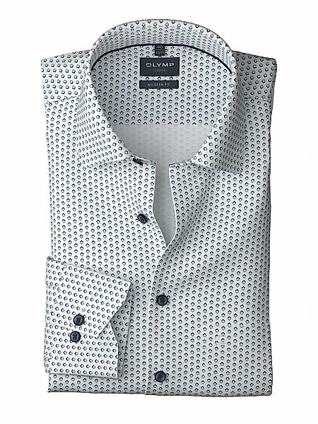 OLYMP Langarmhemd "Luxor" graphisches Muster, modern fit, Businesshemd, New günstig online kaufen