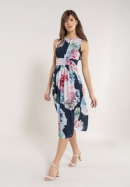SWING Cocktailkleid - Cocktailkleid aus bedrucktem Chiffon Ärmellos günstig online kaufen