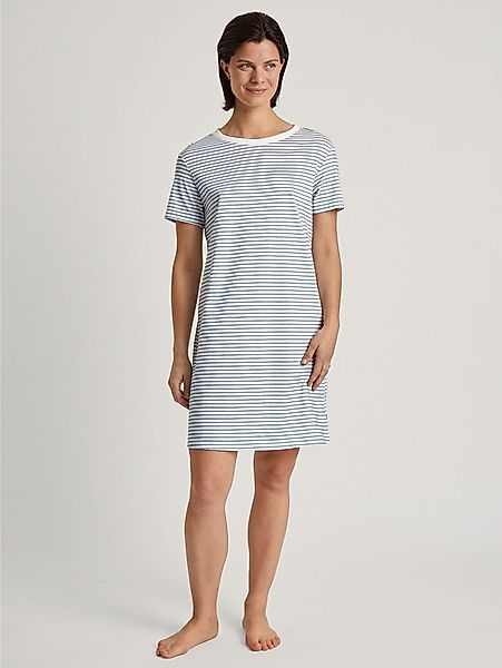 CALIDA Nachthemd Cotton Stripes Kurzarm, Single-Jersey-Qualität, Pure Cotto günstig online kaufen