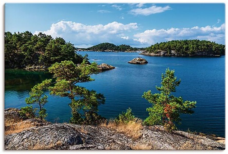 Artland Leinwandbild »Landschaft, Halbinsel Riveneset Norwegen«, Küstenbild günstig online kaufen