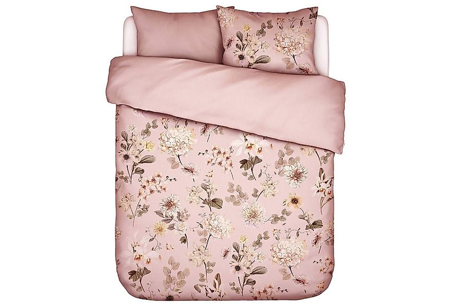 Essenza Bettwäsche Noe Dusty Pink, Satin, 2 teilig, Rosen, Orchideen, Horte günstig online kaufen