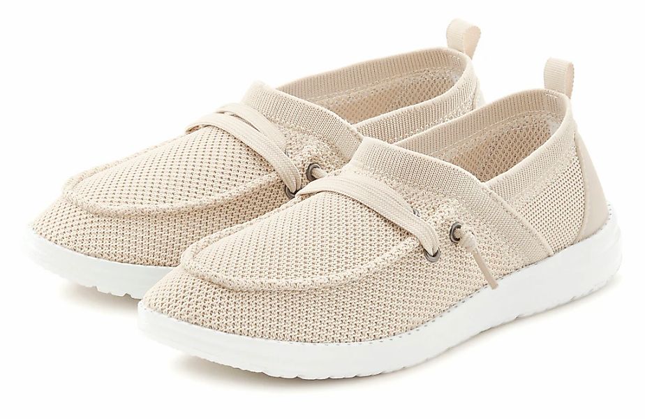 Vivance Sneaker, in Mesh-Optik, Freizeitschuh, Halbschuh VEGAN günstig online kaufen