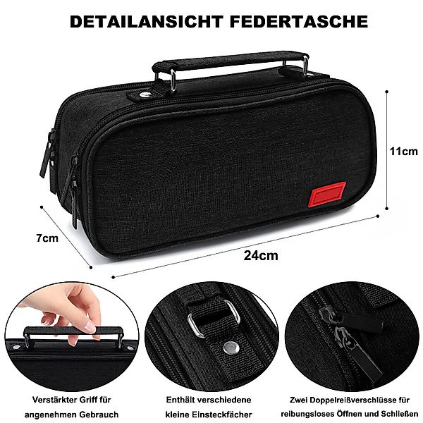 Coonoor Schreibgeräteetui Federmäppchen mit großer Kapazität günstig online kaufen