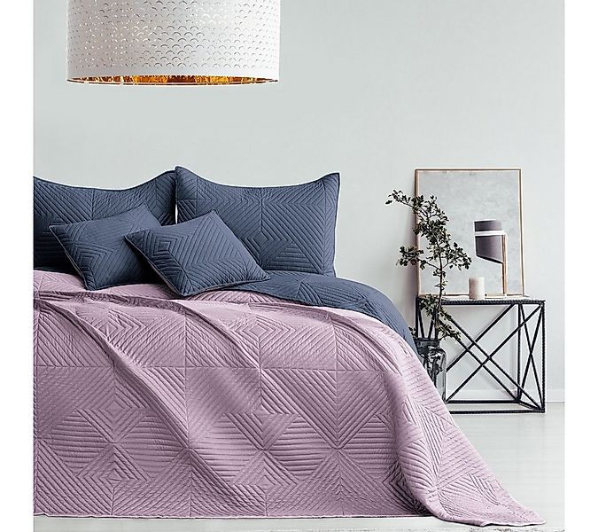 texpot Tagesdecke Bettüberwürf zweiseitig Ultrasonic Steppung Raute günstig online kaufen