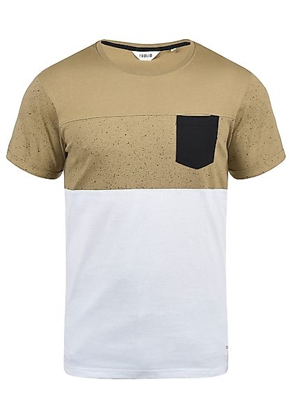 !Solid Rundhalsshirt SDKold Kurzarmshirt mit Brusttasche günstig online kaufen