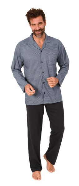 Normann Pyjama Herren Langarm Schlafanzug zum günstig online kaufen