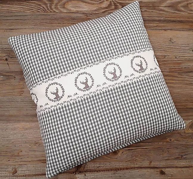 matches21 HOME & HOBBY Kissenbezüge Kissen-Bezug 40x40 cm Landhaus-Stil Hir günstig online kaufen