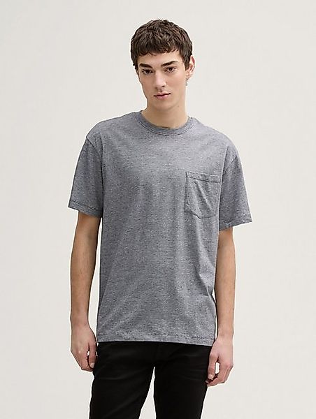 TOM TAILOR Denim T-Shirt Relaxed Fit T-Shirt mit Brusttasche günstig online kaufen