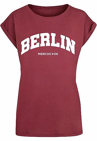 Merchcode T-Shirt "Merchcode Damen Ladies Berlin Wording - T-Shirt" günstig online kaufen