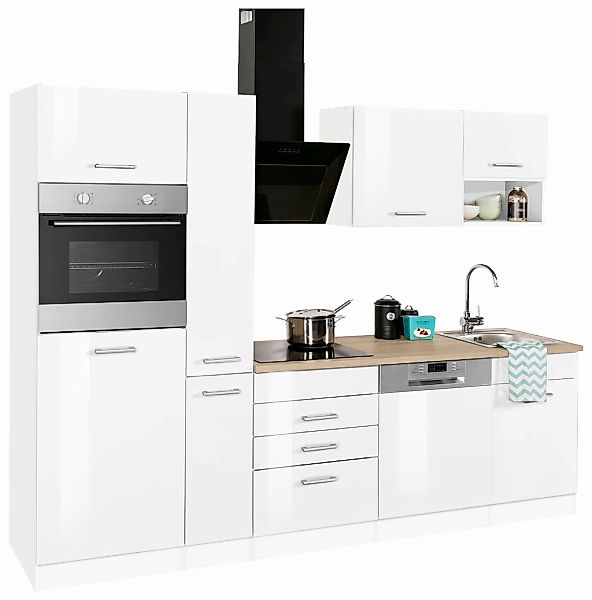 KOCHSTATION Küchenzeile "KS-Haiti", mit E-Geräten, Breite 260 cm günstig online kaufen