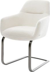 DELIFE Polsterstuhl Pejo-Flex, Freischwinger flach Graphit günstig online kaufen