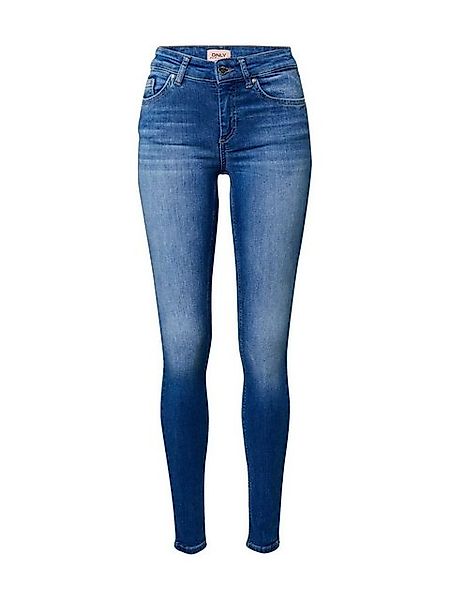 Only Damen Jeans ONLBLUSH MID SK REA12187 - Skinny Fit - Blau - Medium Blue günstig online kaufen