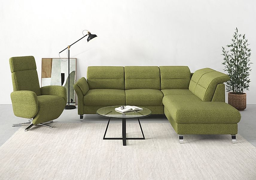 sit&more Ecksofa Grenoble L-Form mit Federkern, günstig online kaufen