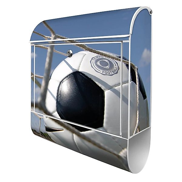 Banjado Design Briefkasten Weiß Pulverbeschichtet 39x47x14cm 2 Schlüssel Mi günstig online kaufen