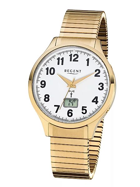 Regent Armbanduhr mit Flexband FR-209 Herrenfunkuhr günstig online kaufen