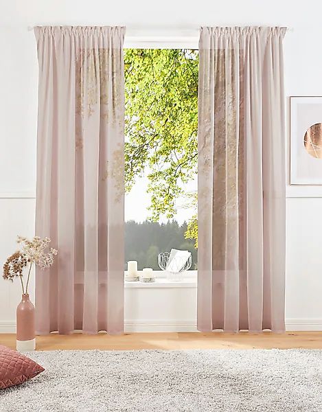LeGer Home by Lena Gercke Vorhang »Lanea«, (1 St.), Leinenoptik, 1 Schal, v günstig online kaufen