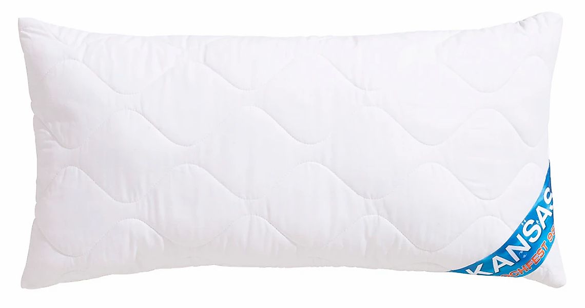 fan Microfaserkissen "Kansas, mit Baumwollbezug und Reißverschluss" Füllung günstig online kaufen