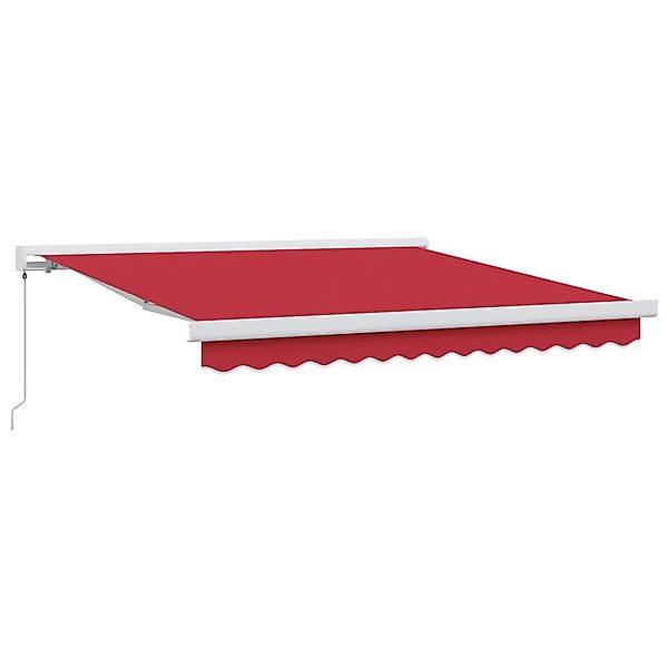 vidaXL Einziehbare Markise Rot 300 x 250 cm Stoff und Metall 3330153 günstig online kaufen