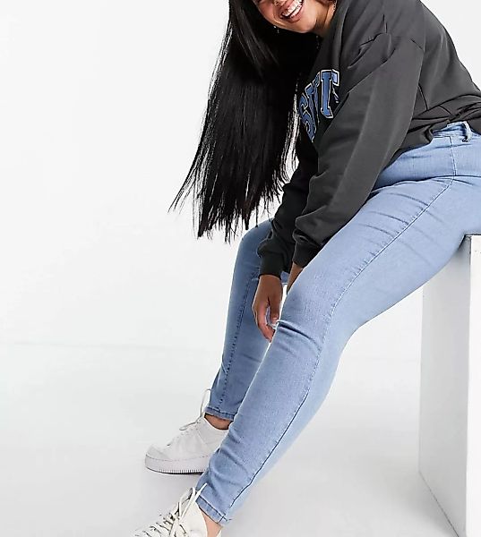 Don't Think Twice Plus – Chloe – Eng geschnittene Disco-Jeans mit Stretchan günstig online kaufen