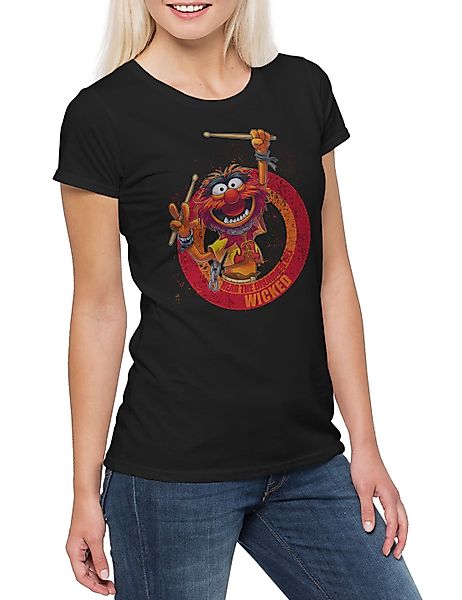 Urban Backwoods Print-Shirt Wicked Drummer Damen günstig online kaufen