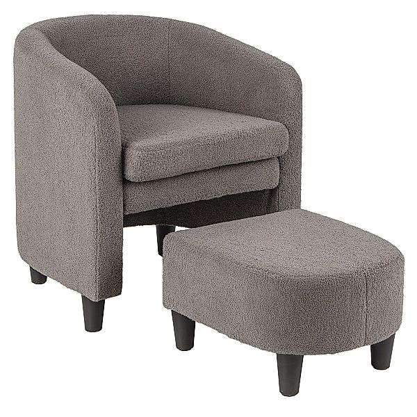 COSTWAY Ohrensessel (2-St., mit Hocker), aus günstig online kaufen