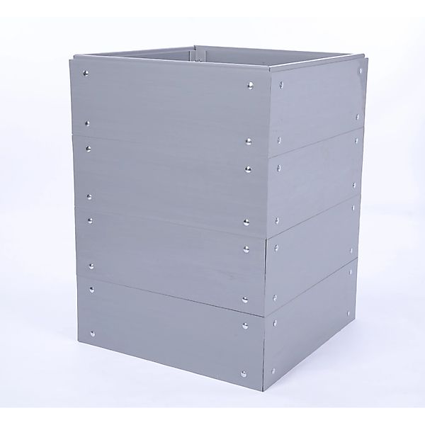 PROREGAL Hochbeete Growline Plast HxBxT 81x160x120cm 4 Ebenen Grau günstig online kaufen