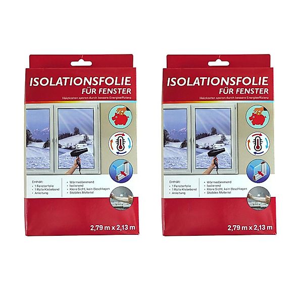 HAC24 Fensterfolie 2x Isolationsfolie für Fenster günstig online kaufen
