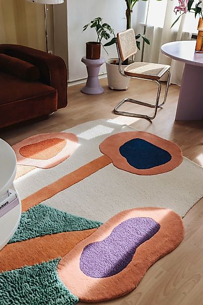 TOM TAILOR HOME Designteppich »Bings Colorful Poppy«, rechteckig, 10 mm Höh günstig online kaufen