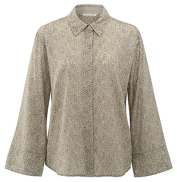 YAYA Kurzarmbluse Bluse mit Leopardenmuster günstig online kaufen